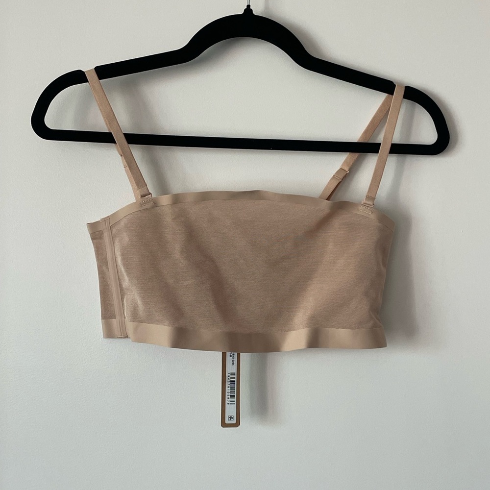 NWT Skims Power-Mesh Bandeau Bralette Size M